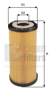 CLEAN FILTERS alyvos filtras ML1738